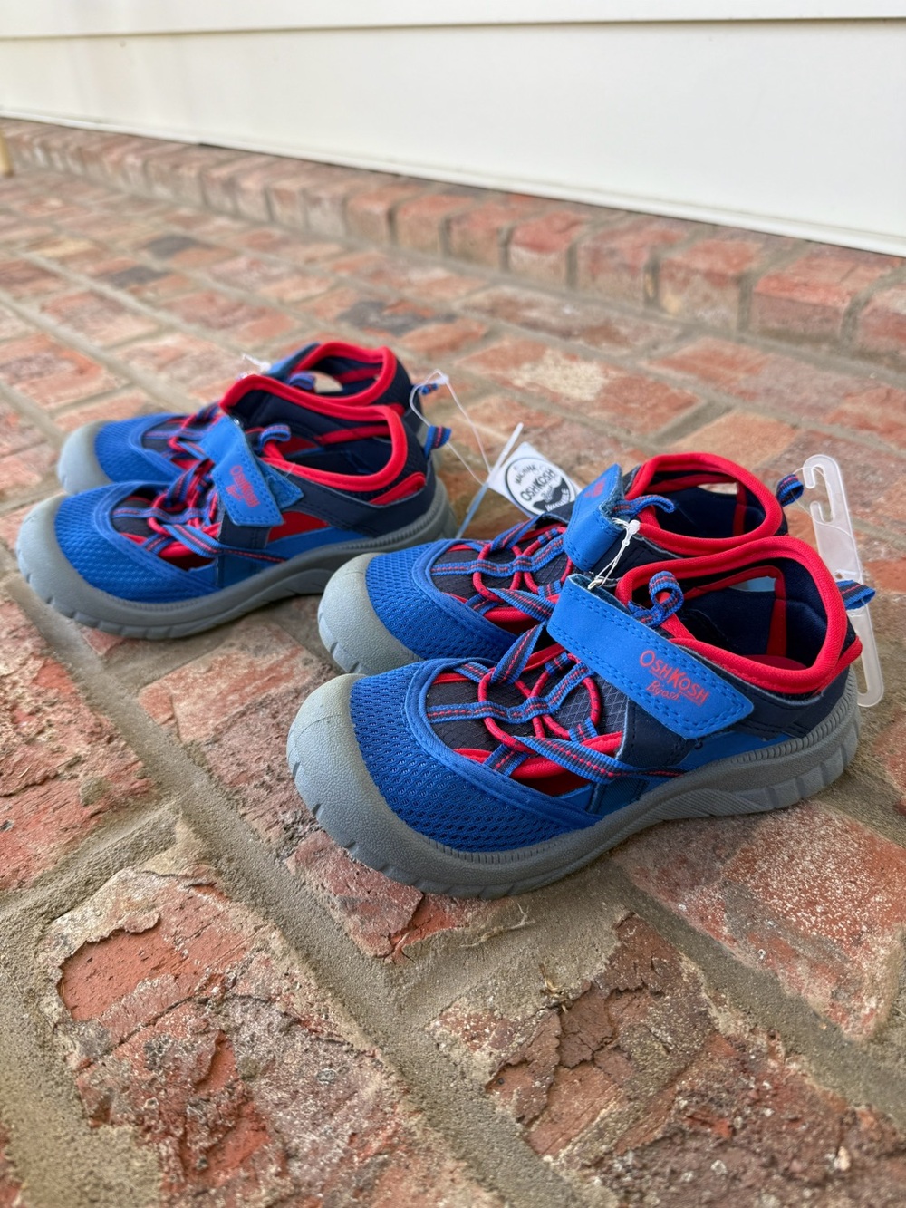 OshKosh Blue and Red Kids' Active Sandals - 2 pairs